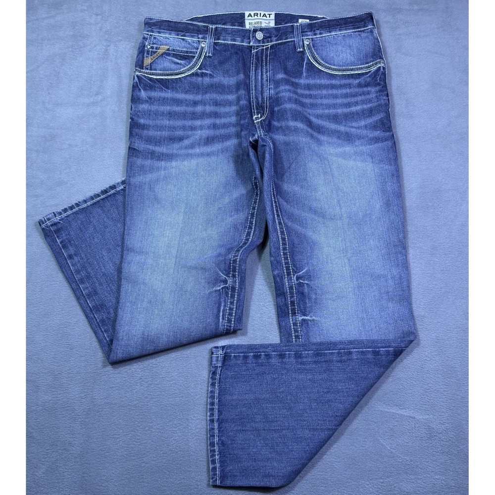 Ariat Jeans Mens 40x32 M4 Relaxed Bootcut Straight Leg Coltrane Cowboy Rodeo